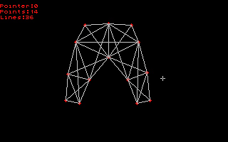 2D Verlet Integrating Physics Engine with Border Collisions atari screenshot